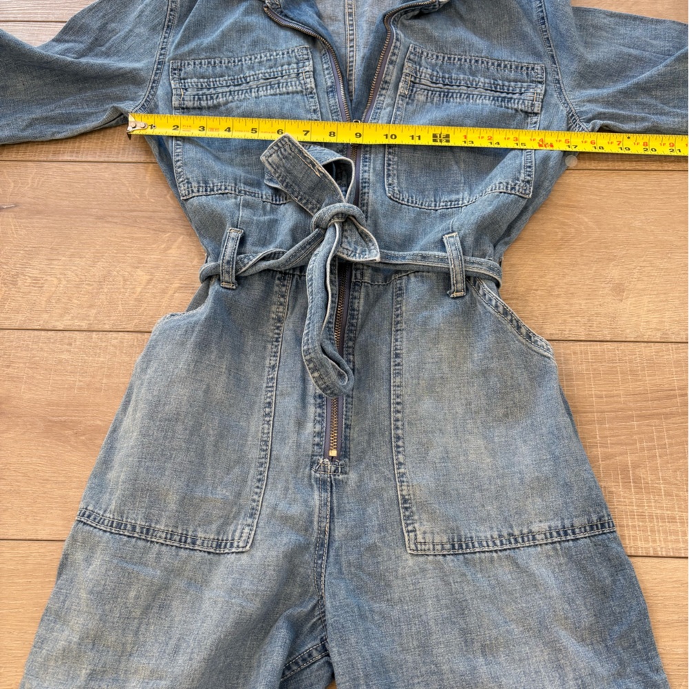 Free People Charlie Denim Jumpsuit - Picture 13 of 13